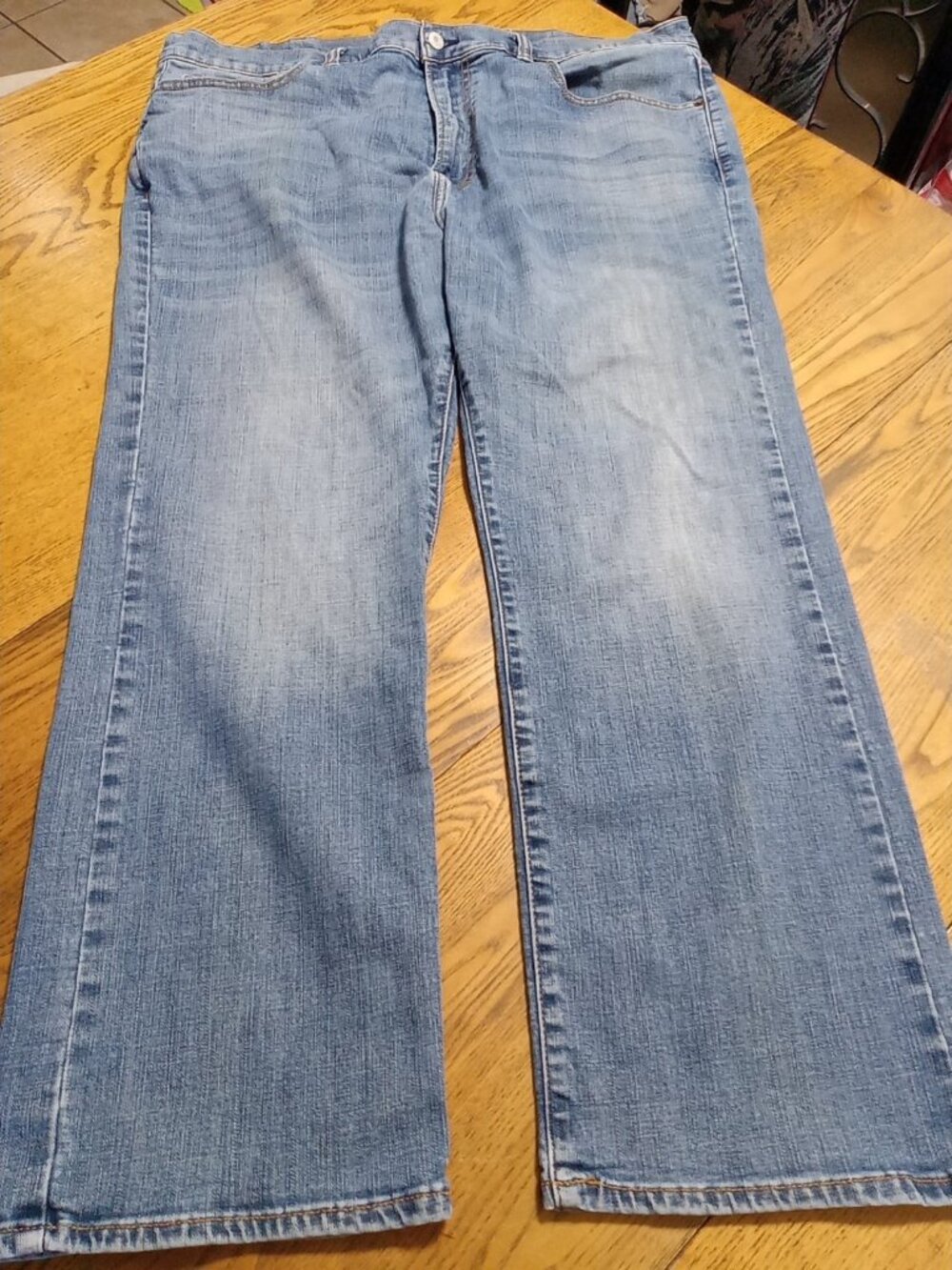 LUCKY BRAND Jeans Mens 42 / 30 Blue STRAIGHT ? Denim Preowned Used Work Casual